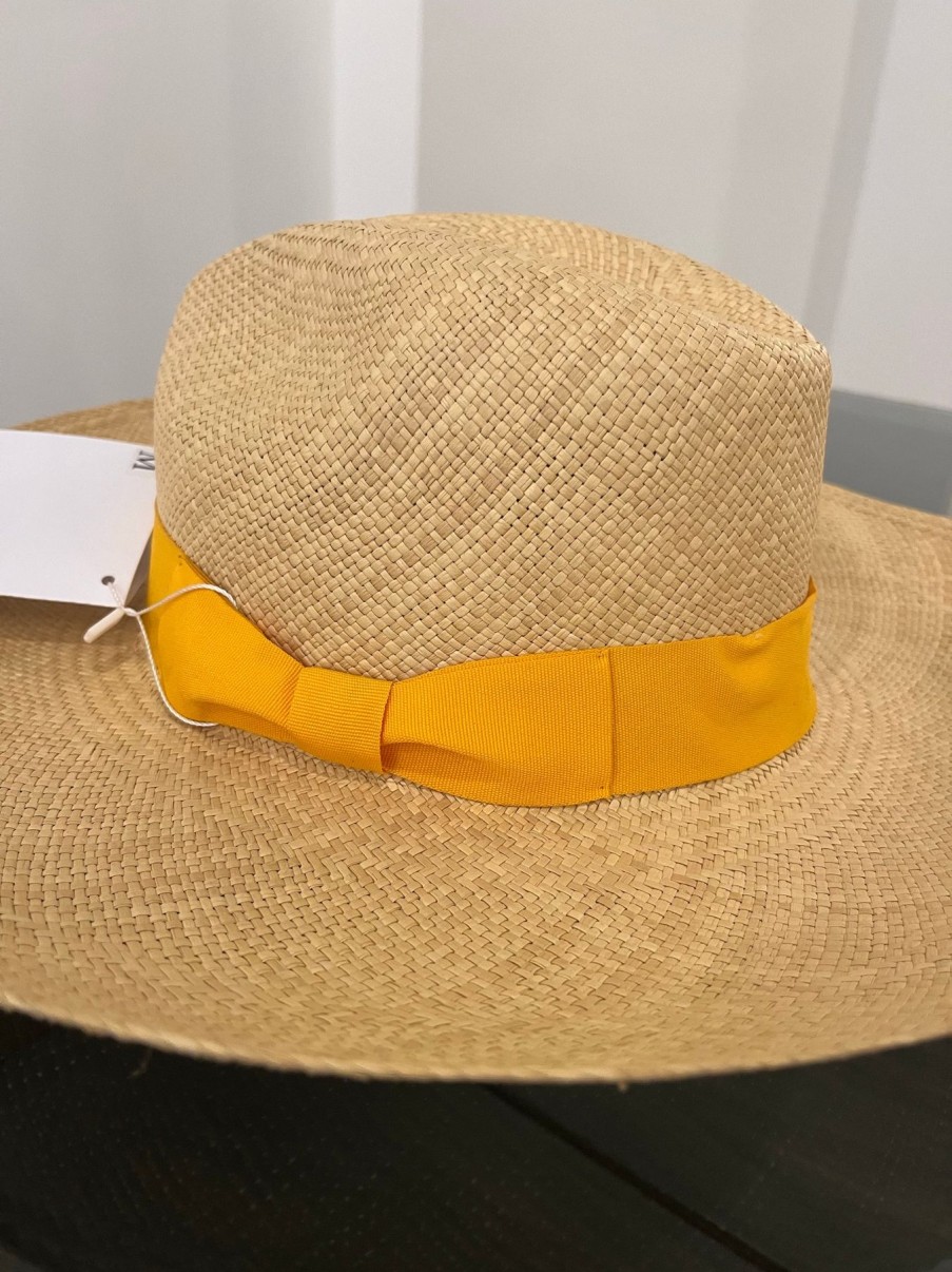 Women P de Palma Hats | Mustard Hat