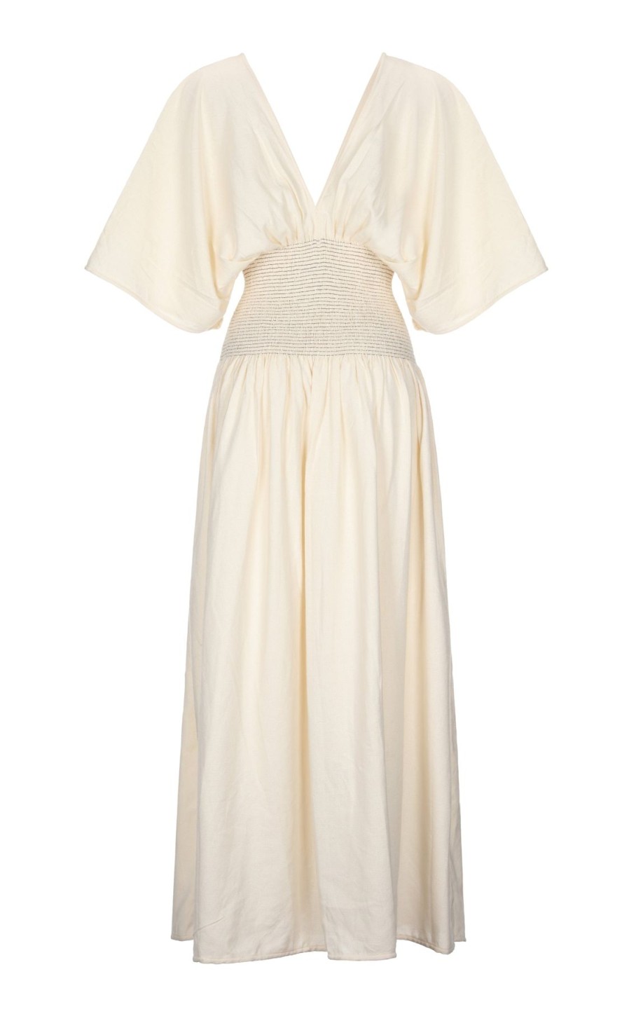 Women ESCVDO Dresses | Sana Maxi Dress Ivory