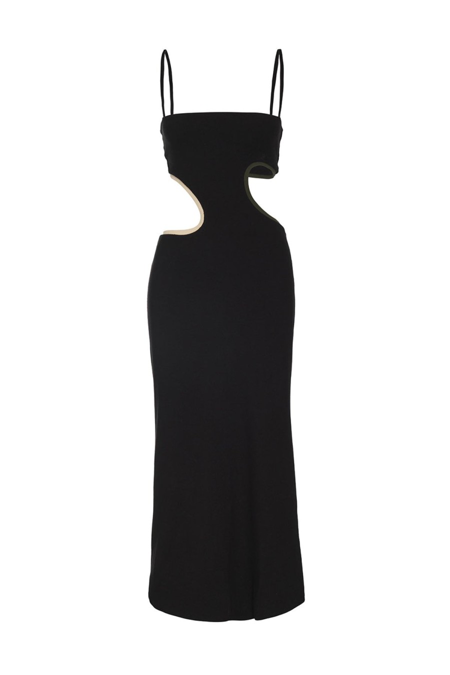 Women Johanna Ortiz Dresses | Sin Preambulo Midi Dress Black