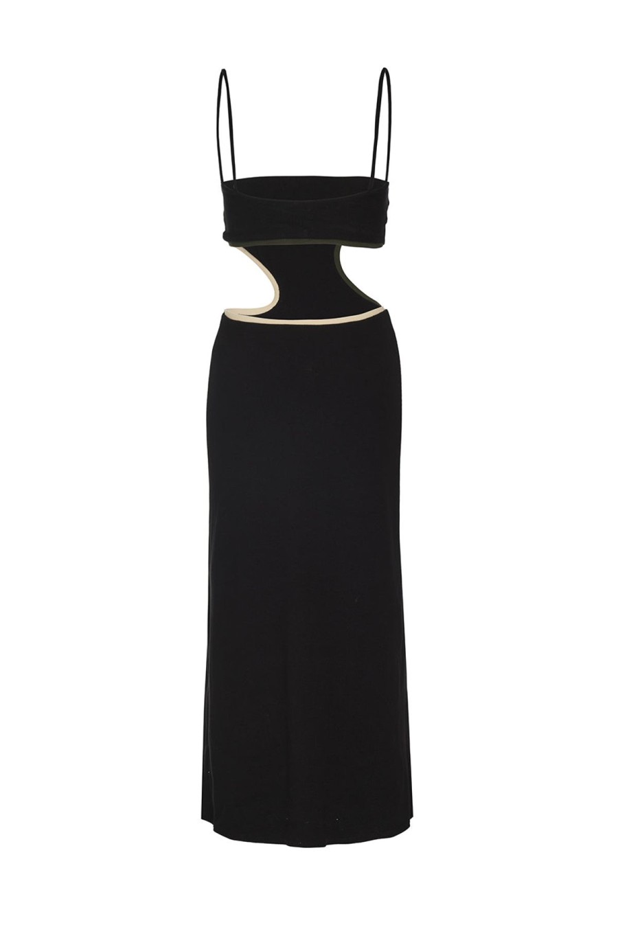 Women Johanna Ortiz Dresses | Sin Preambulo Midi Dress Black