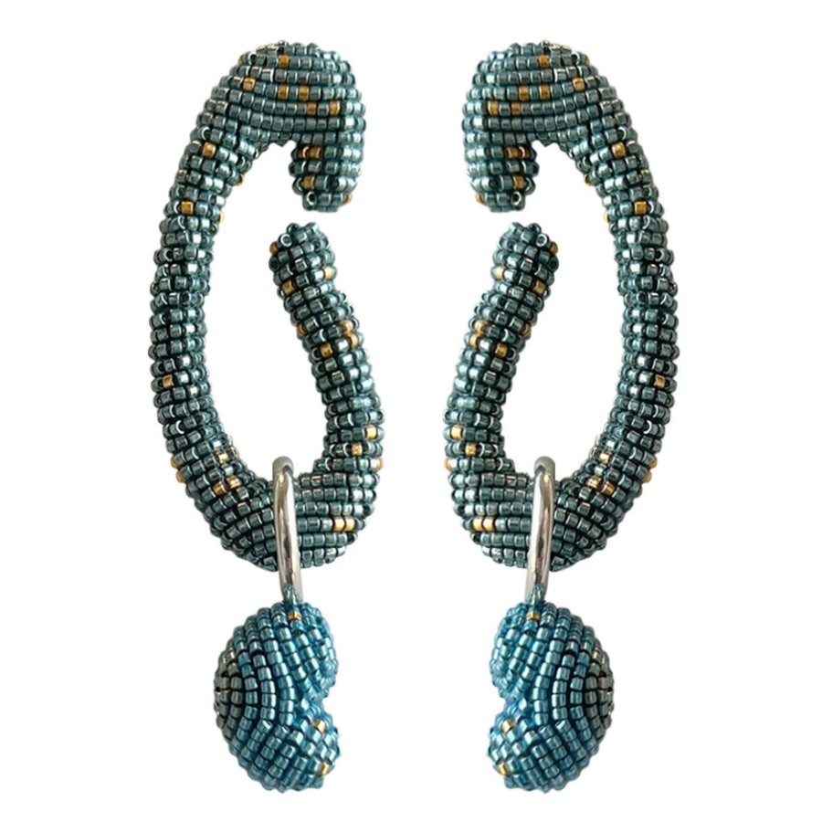 Women Susana Vega Earrings | Eren Earrings Metallic Blue