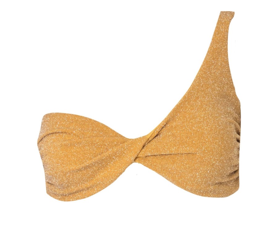 Women Baobab Bikini | Ola Top Glossy Gold