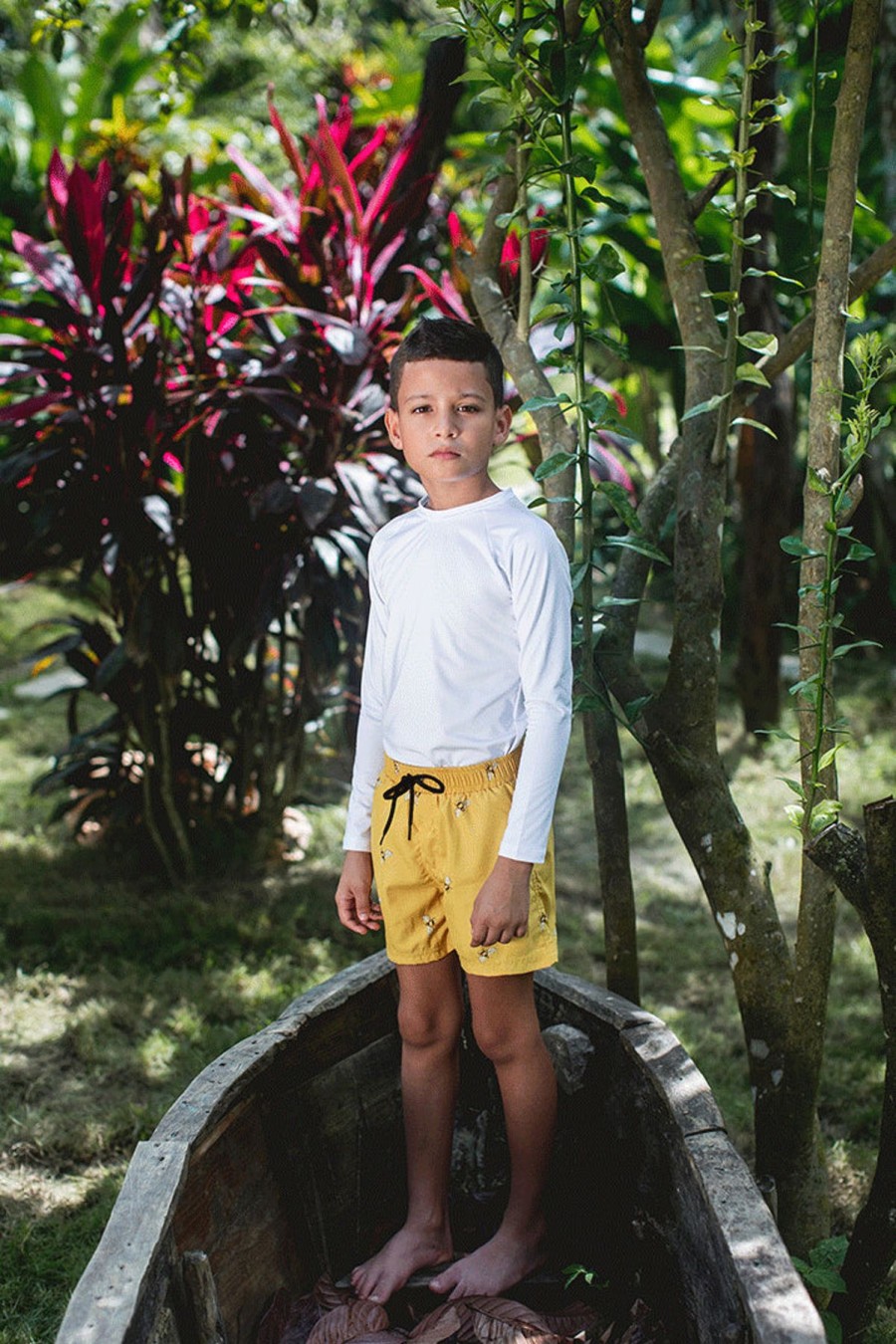 Kids Pepita Mendieta | Swimshorts Abi Amarillo