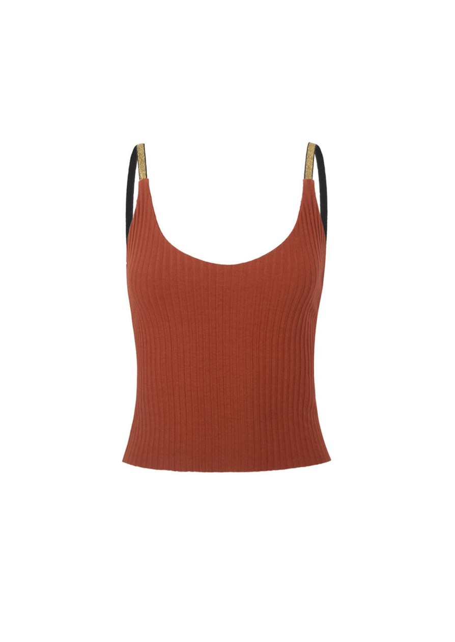 Women Sandra Weil Tops | Henty Top-Brick