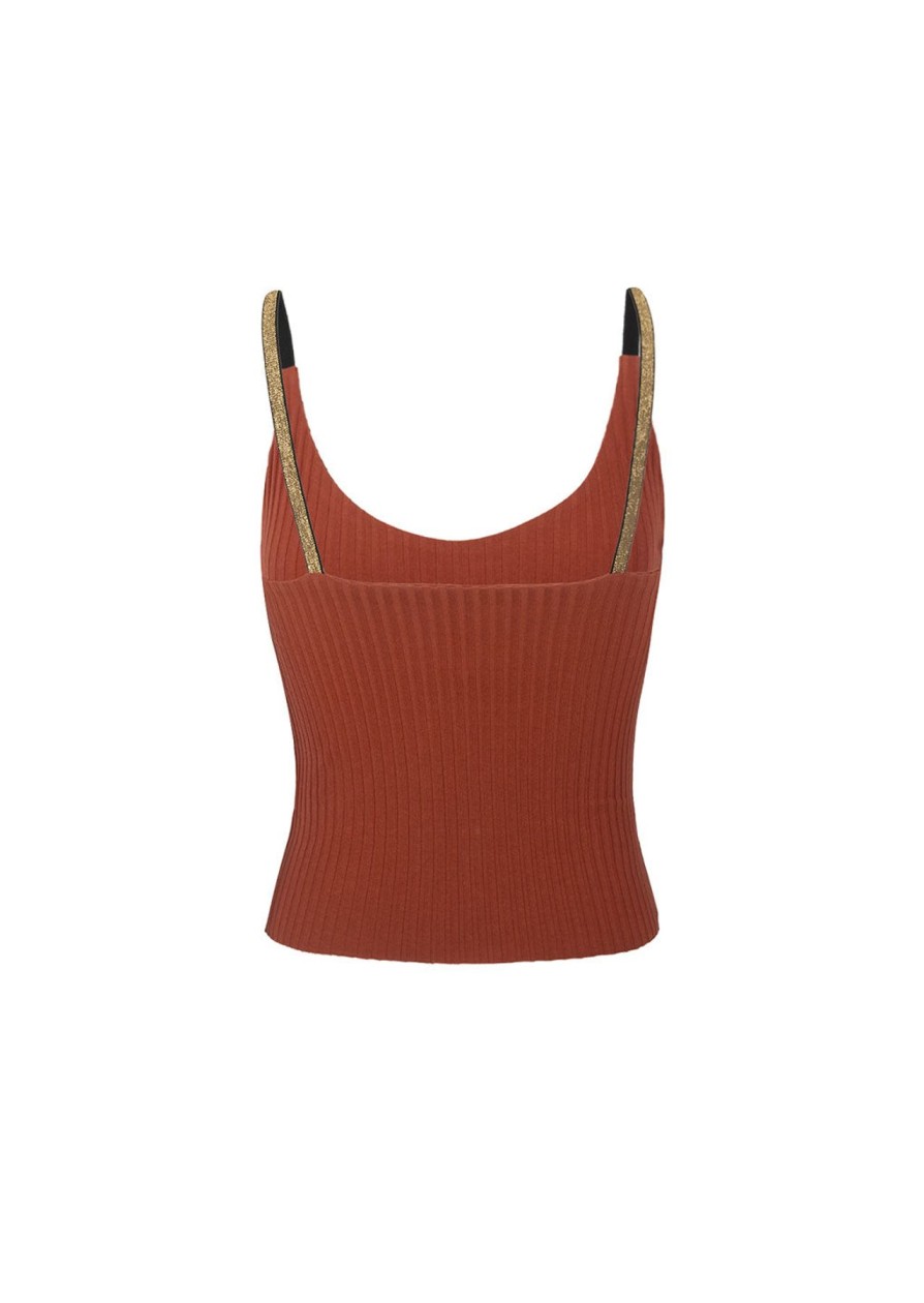 Women Sandra Weil Tops | Henty Top-Brick