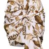 Women Andres Otalora Bottoms | Marea Twist-Front Cotton-Blend Mini Skirt