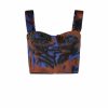 Women Sandra Weil Tops | Natural Bustier-Primitive Print