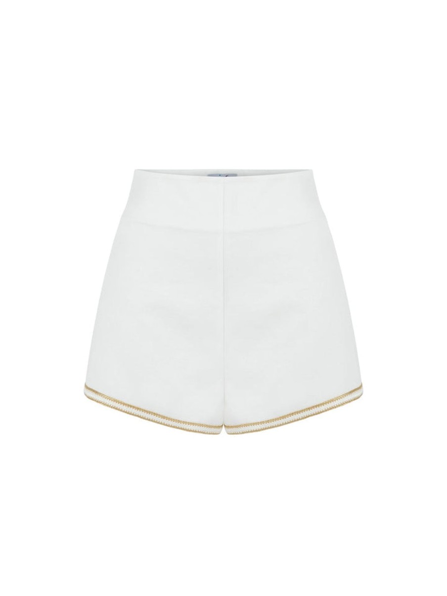 Women My Beachy Side Bottoms | Bridgitte Embellished Short-Snow White