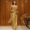 Women No Pise La Grama Dresses | Luciernaga Dress In Gold Sequins