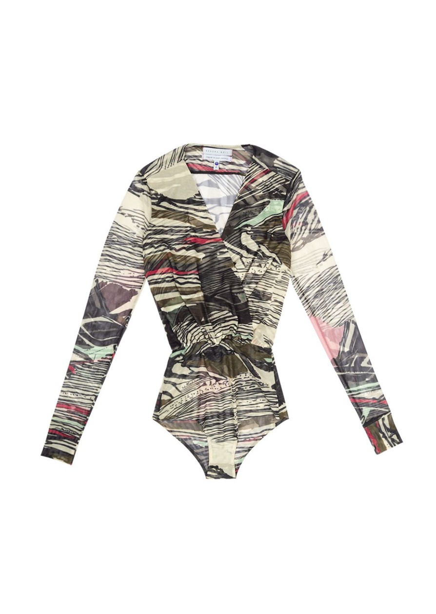 Women Sandra Weil Tops | Hue Body-Mountains Print