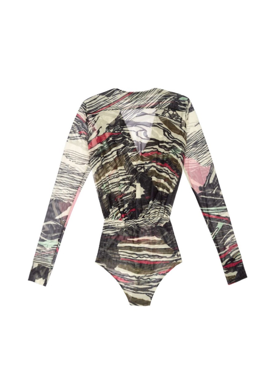 Women Sandra Weil Tops | Hue Body-Mountains Print