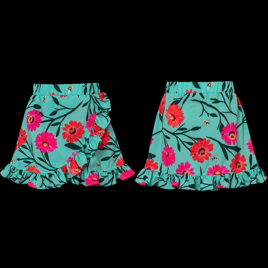 Women Pepita Mendieta Skirts | July Skirt Abi & Flora Verde