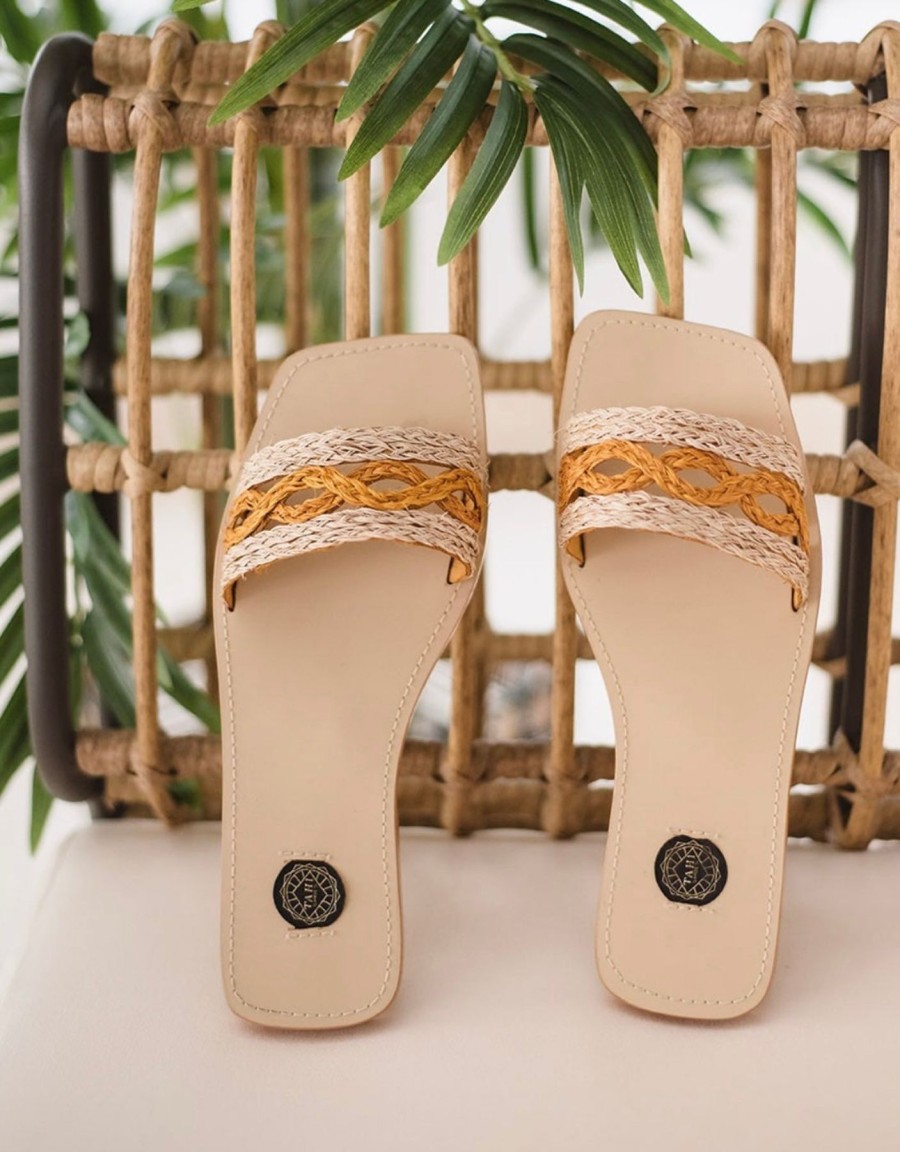 Women Tahi | Artisan Yellow Sandals