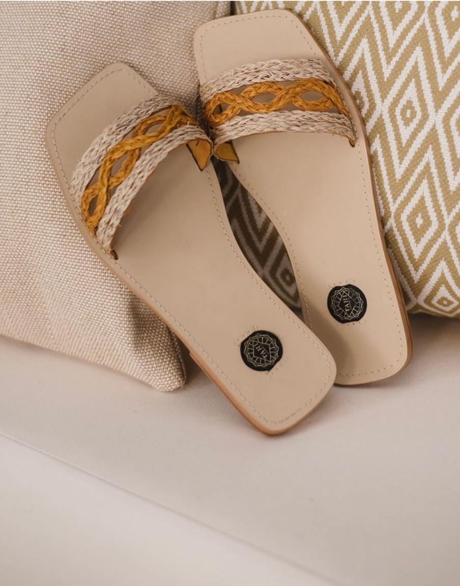 Women Tahi | Artisan Yellow Sandals