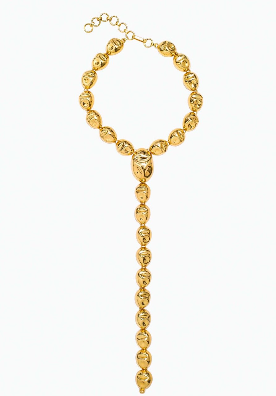 Women SORDO Necklaces | Puerto Necklace-Gold Plated Brass