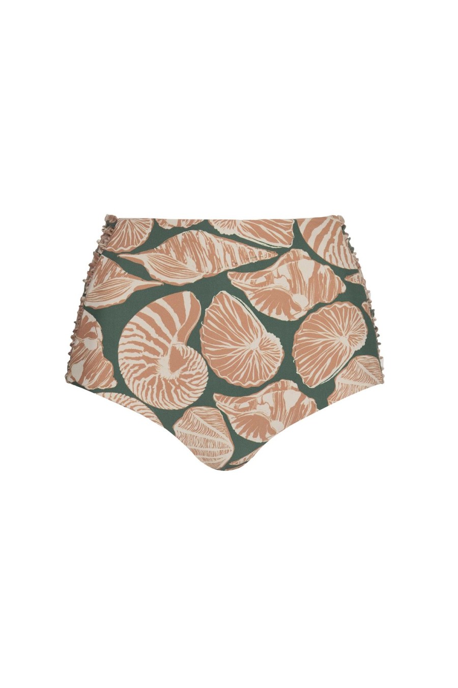 Women Johanna Ortiz Bikini | Frisco Bay Bikini Bottom Les Coquillages Algae Caramel