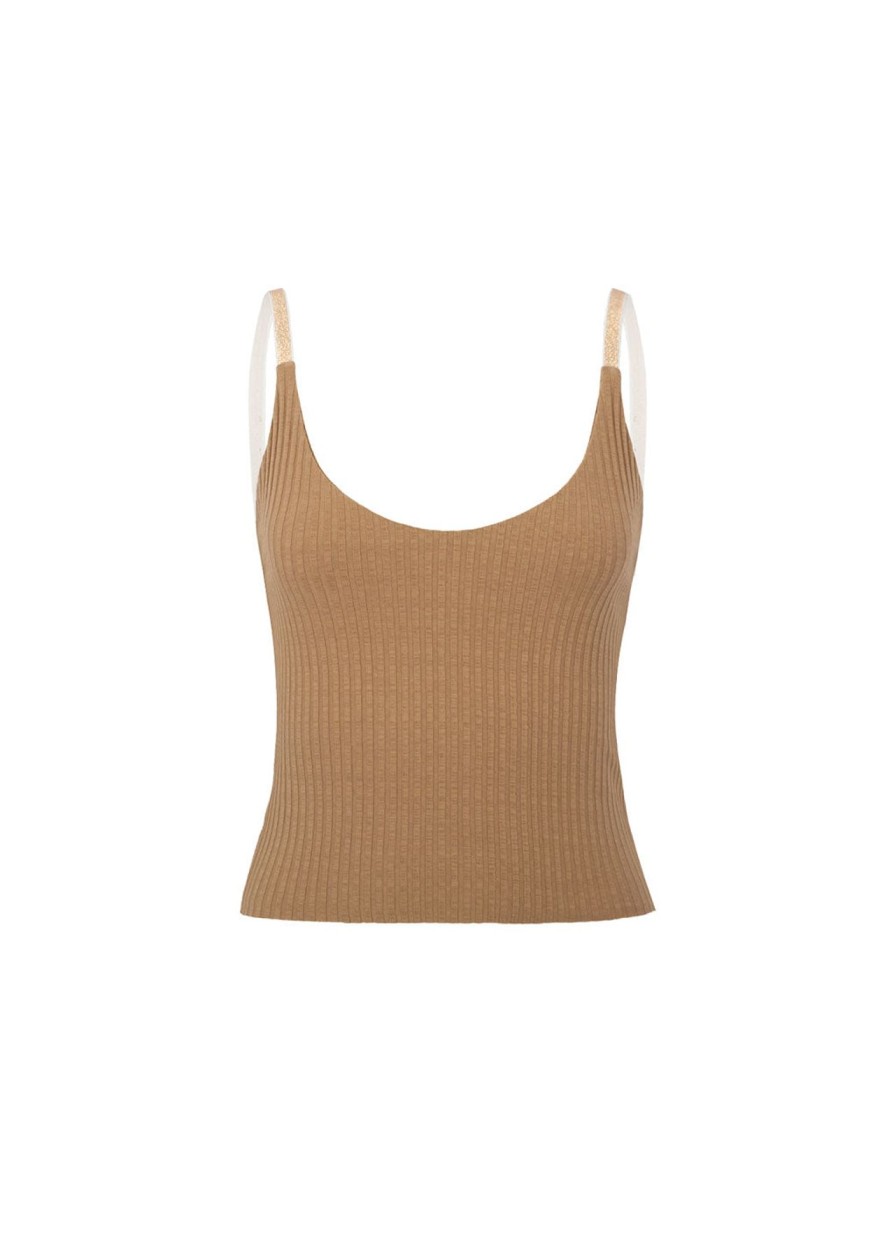 Women Sandra Weil Tops | Henty Top-Taupe