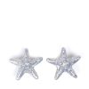 Women Julietta Earrings | Glitter Starfish Earrings Glitter Silver