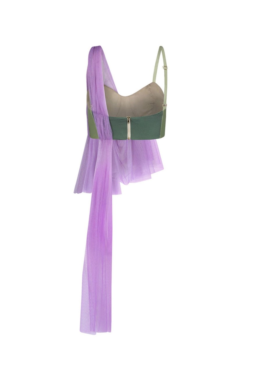 Women Sandra Weil Tops | Dune Bustier-Lilac Mint