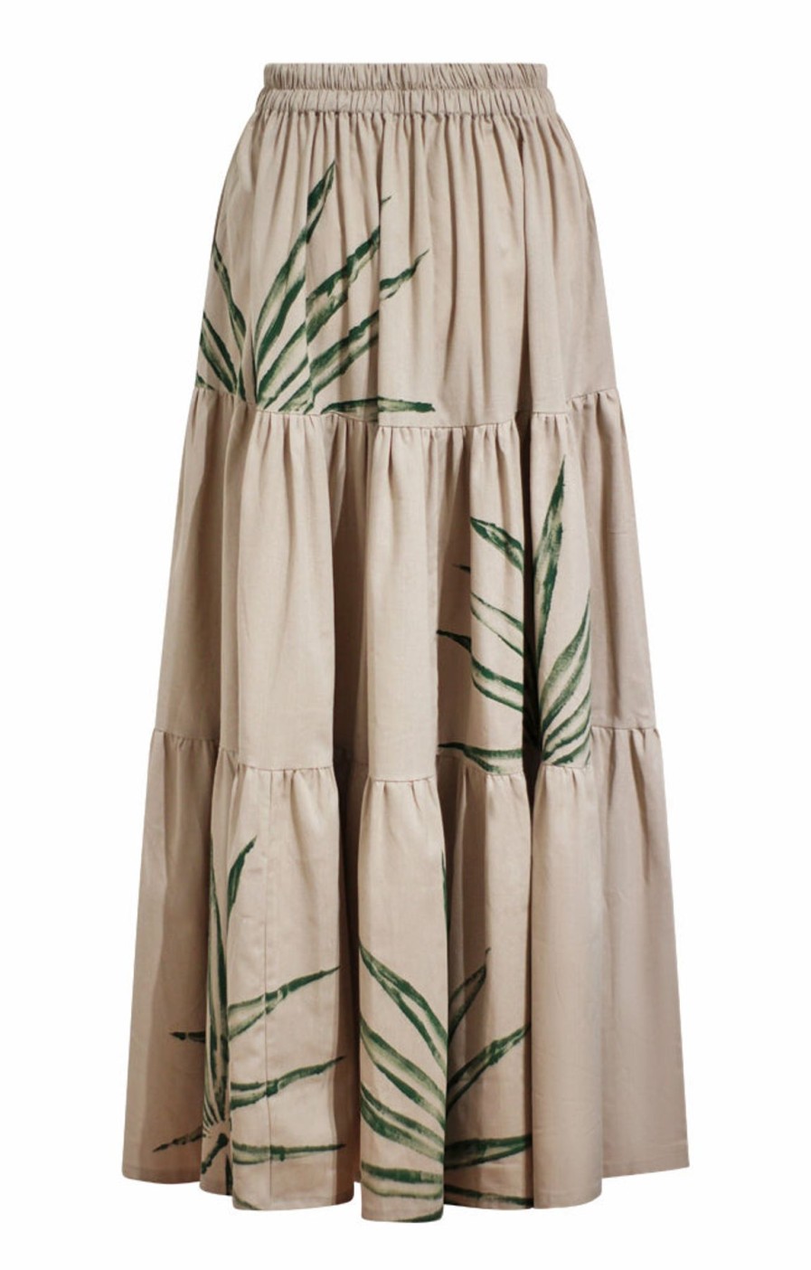 Women By Map Bottoms | Papiro Maxi Skirt