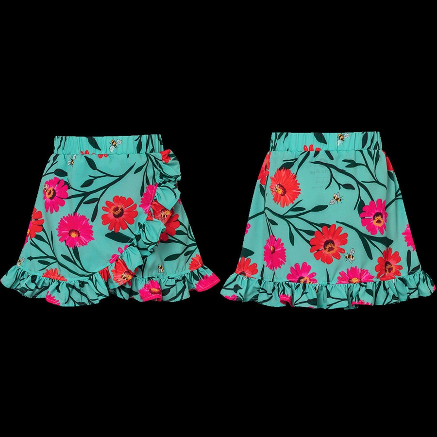 Kids Pepita Mendieta | July Skirt Abi & Flora Verde