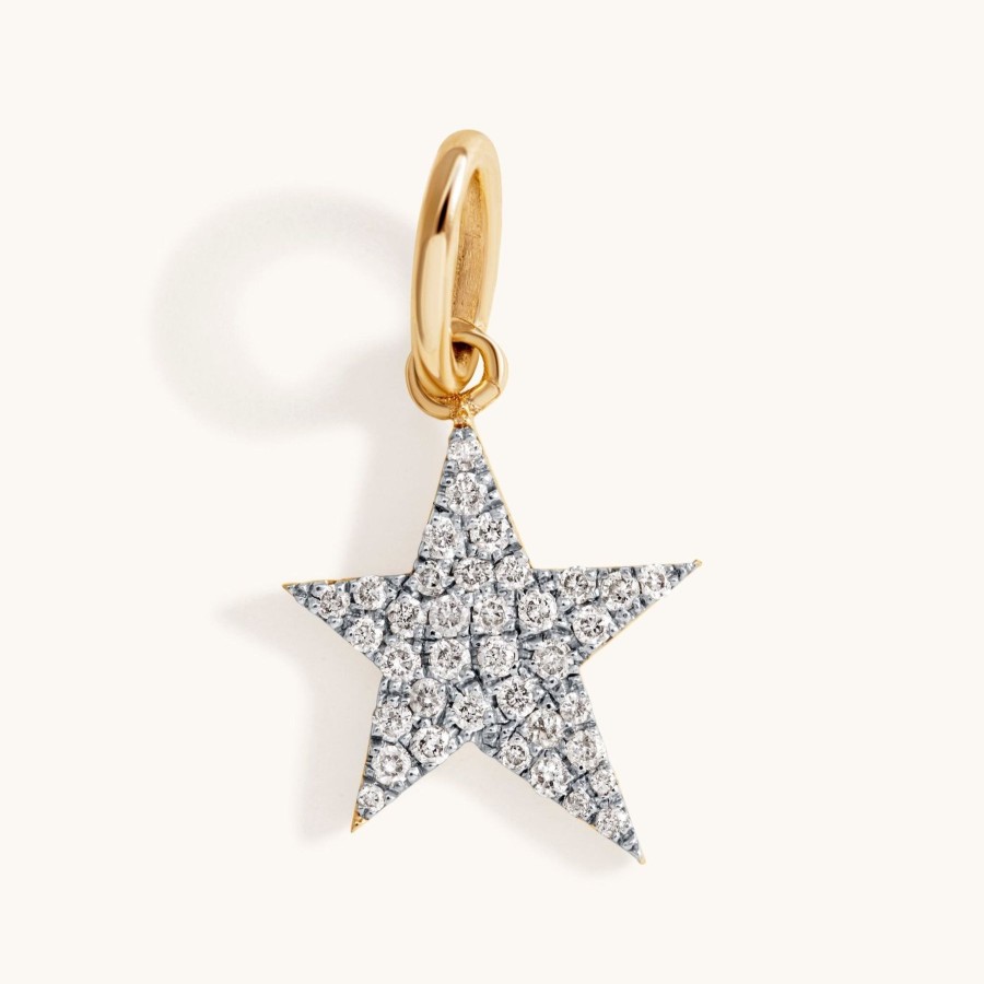 Women Sparkle Society Necklaces | Mini Diamond Shooting Star Charm